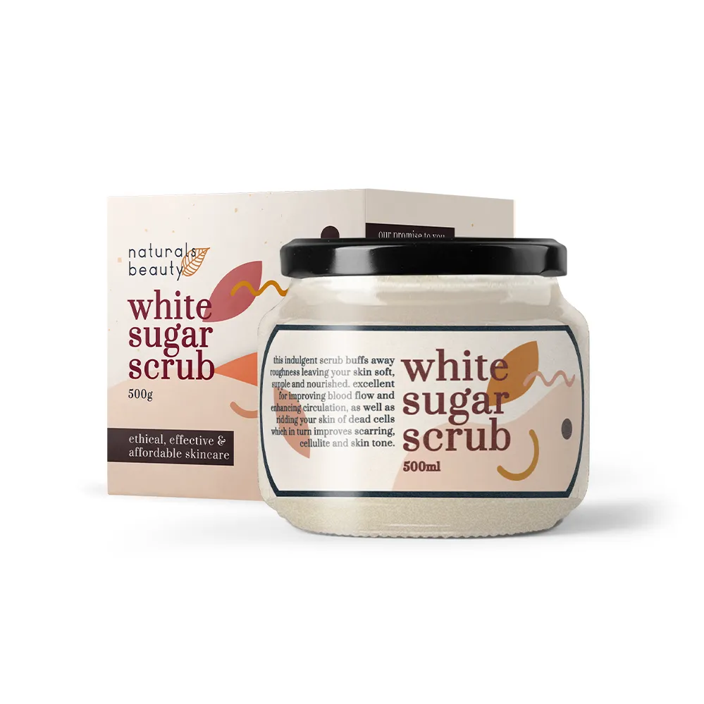 NATURALS BEAUTY - White Sugar Scrub 500ml