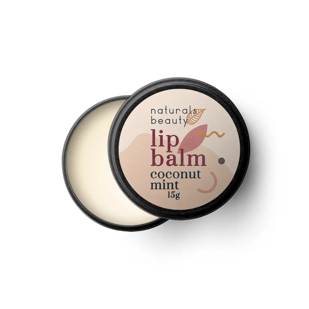 NATURALS BEAUTY - Lip Balm 15g (Coconut Mint)